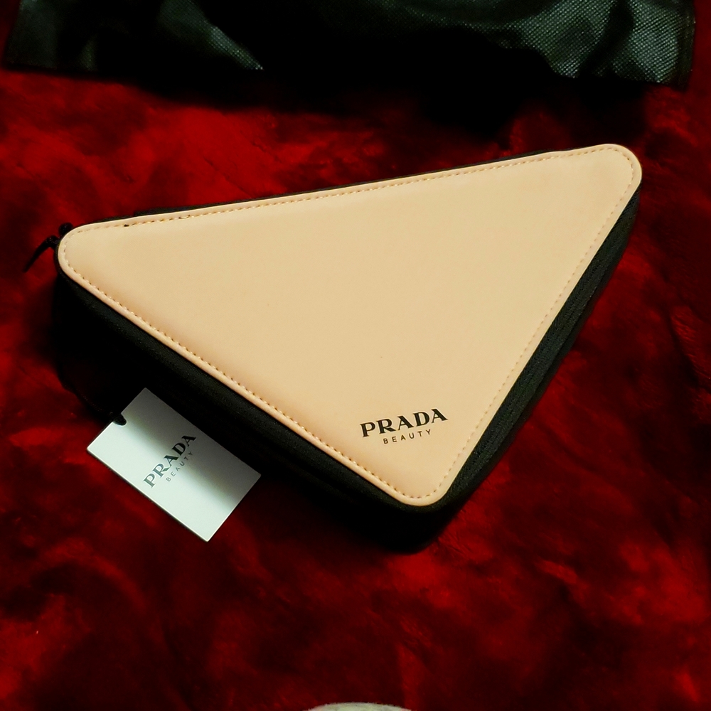 Prada triangle pouch - NEW